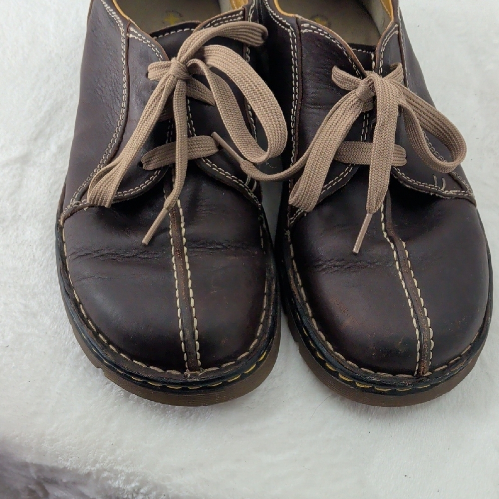 Dr. Martens Dark Brown Leather Oxfords - Picture 5 of 7